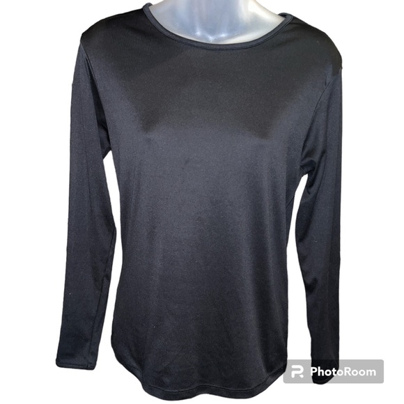 T-shirt noir femme Climate Right By Cuddle Duds